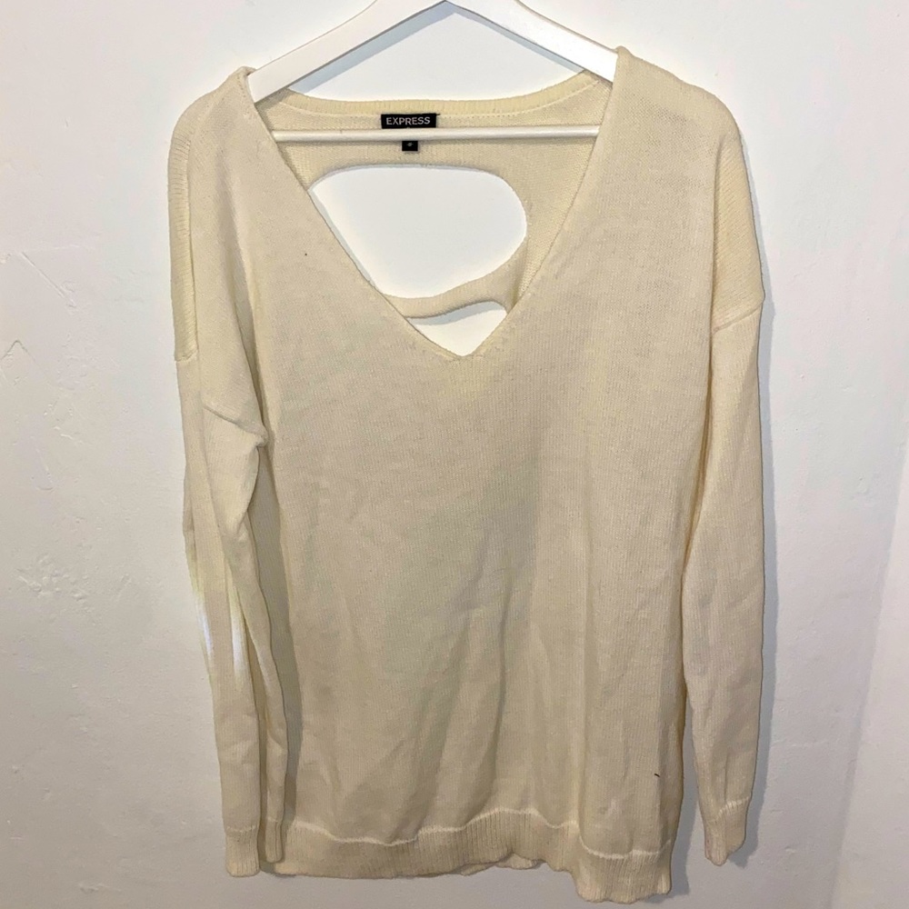 Express cut out sweater